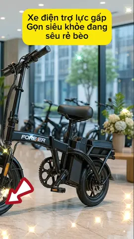 Xe điện trợ lực gấp gọn, nhỏ gọn tiện lợi khỏe bền đang trợ zá #xuhuong #xedien #xedapdien  #xediengapgon #xediendotrungquoc 