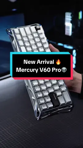 The Most Futuristic 60% Keyboard You’ll Ever See 👀 | Mercury V60 Pro HE Check the link in my bio — now available for purchase! 💥 Enjoy up to 20% OFF for the new release! 👽 . . . #gravastar #mercuryv60 #mercuryv60pro #UFOSwitch #magneticswitch #HEkeyboard #gamingkeyboard #keeb #magnetickeyboard #mercurykeyboard 