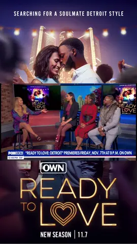 Grateful beyond words to our publicist, @thatprgirl_e, for giving us a platform to share our excitement as @OWNTV puts a spotlight on Detroit with this new season of Ready To Love! 🖤✨ Thank you @FOX 2 Detroit, @tvronia, and the amazing Maurielle Lue (w/the juicy questions) for showing love and lifting the city! 🙌🏽 Don’t miss the Ready to Love: Detroit premiere this Friday, November 7 at 9PM on OWN! 📺 @Will Packer Productions  #ReadyToLove #ReadyToLoveDetroit #OWN #Detroit #DetroitTV    