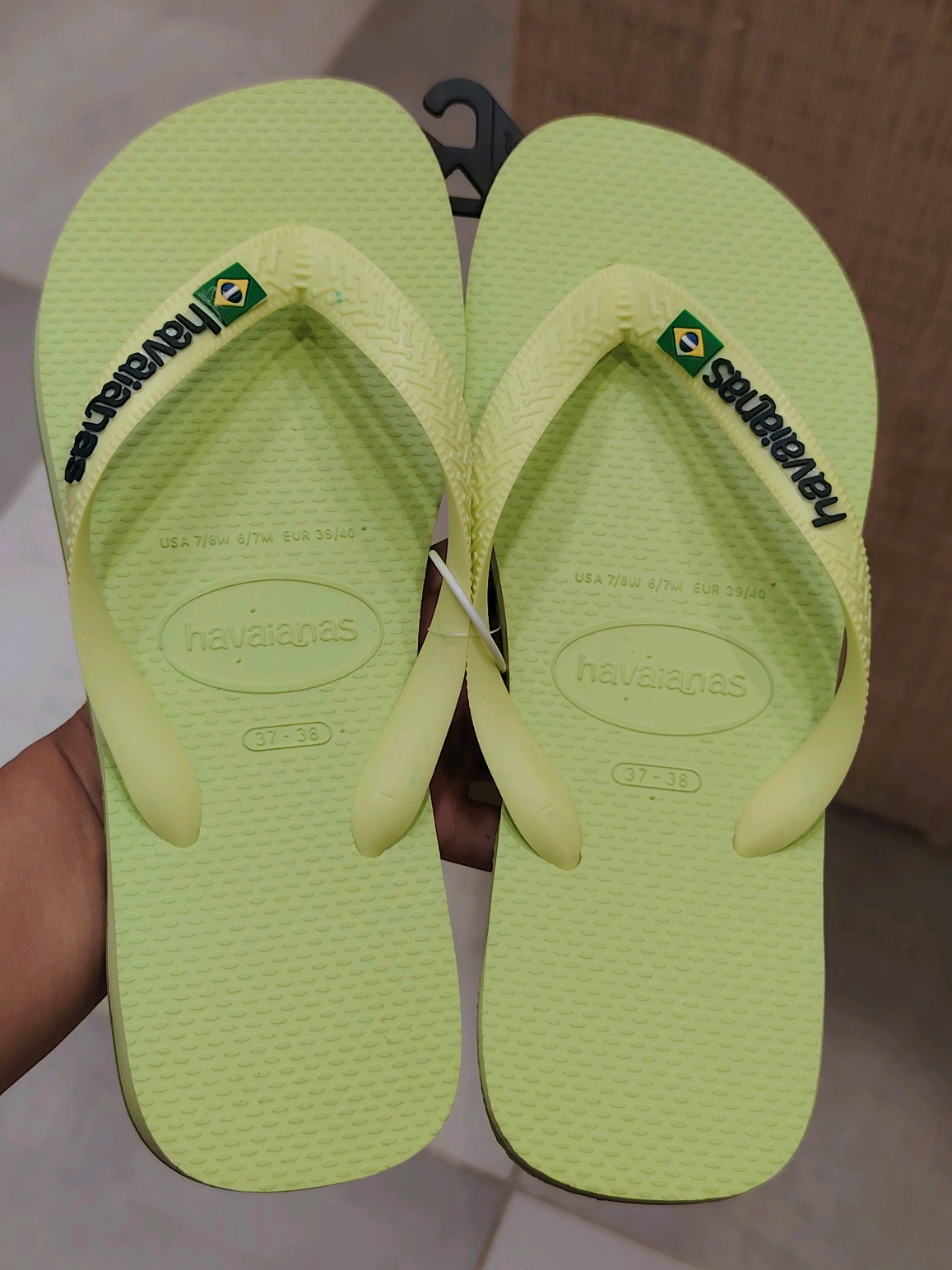 BRASIL Logo Original Havaianas🌼☘️ ✅Matcha Green #fyp #original  #havaianas #womenslippers #brasillogo 