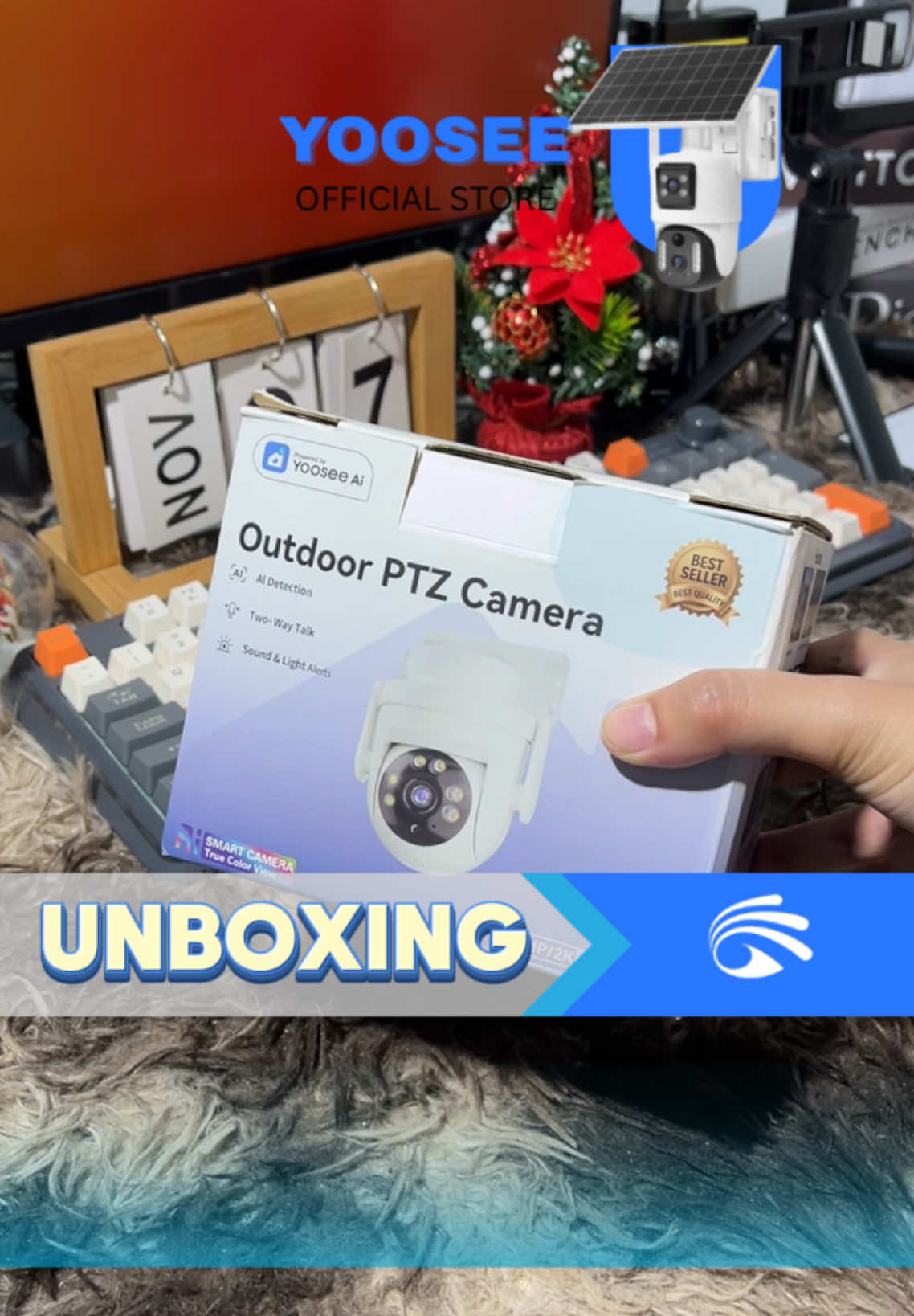 Unbox YOOSEE B05 with us!#yoosee #yooseephilippines #yooseecctv #tiktokshop11bigpamasko 