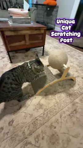 Unique cat scratching post. Great gift idea for your cat!  #tiktokshopblackfriday #tiktokshopcybermonday #catsoftiktok #scratching #giftidea 