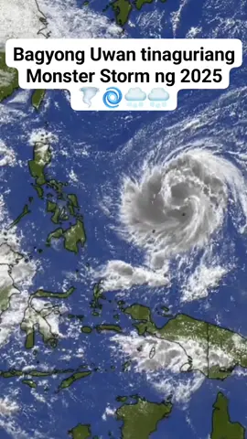 Bagyong “Uwan”, tinaguriang Monster Storm ng 2025! 🌪️ Nagbabala ang PAGASA sa lakas at lawak nito — posible raw umabot ng Signal No. 5 habang papalapit sa Luzon. Inaasahan ang malalakas na ulan, pagbaha, at pagguho ng lupa sa iba’t ibang rehiyon. Naka-alerto na ang PNP, BFP, at LGUs para sa mga rescue at relief operation. Hindi pa man super typhoon, posibleng lumakas pa habang papalapit sa kalupaan. Manatiling alerto at makinig sa mga opisyal na anunsyo ng PAGASA at DOST. #TyphoonUwan #typhoon #TyphoonUpdate #DOSTPAGASA #typhoonuwan2025  