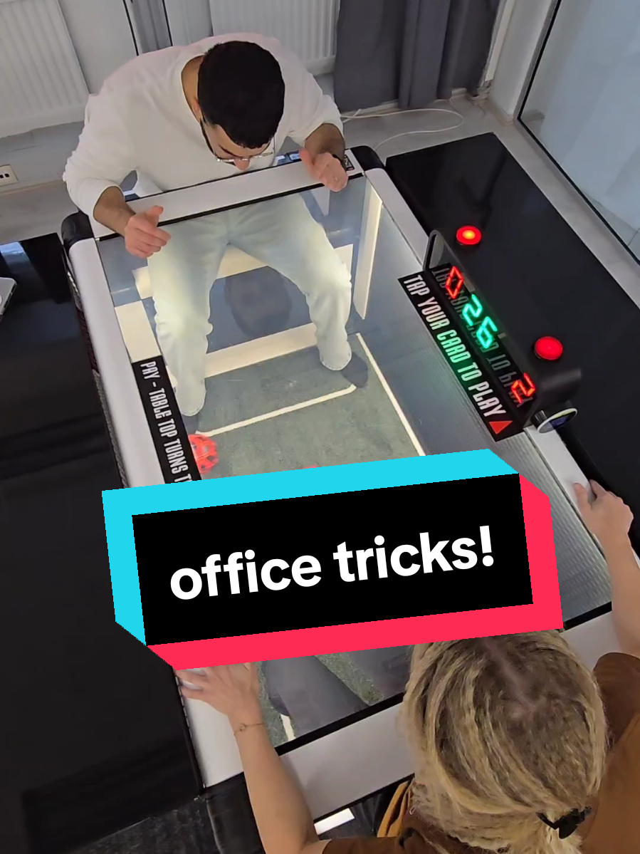 She's been doing this before... #trickshot #Soccer #subsoccer #office 