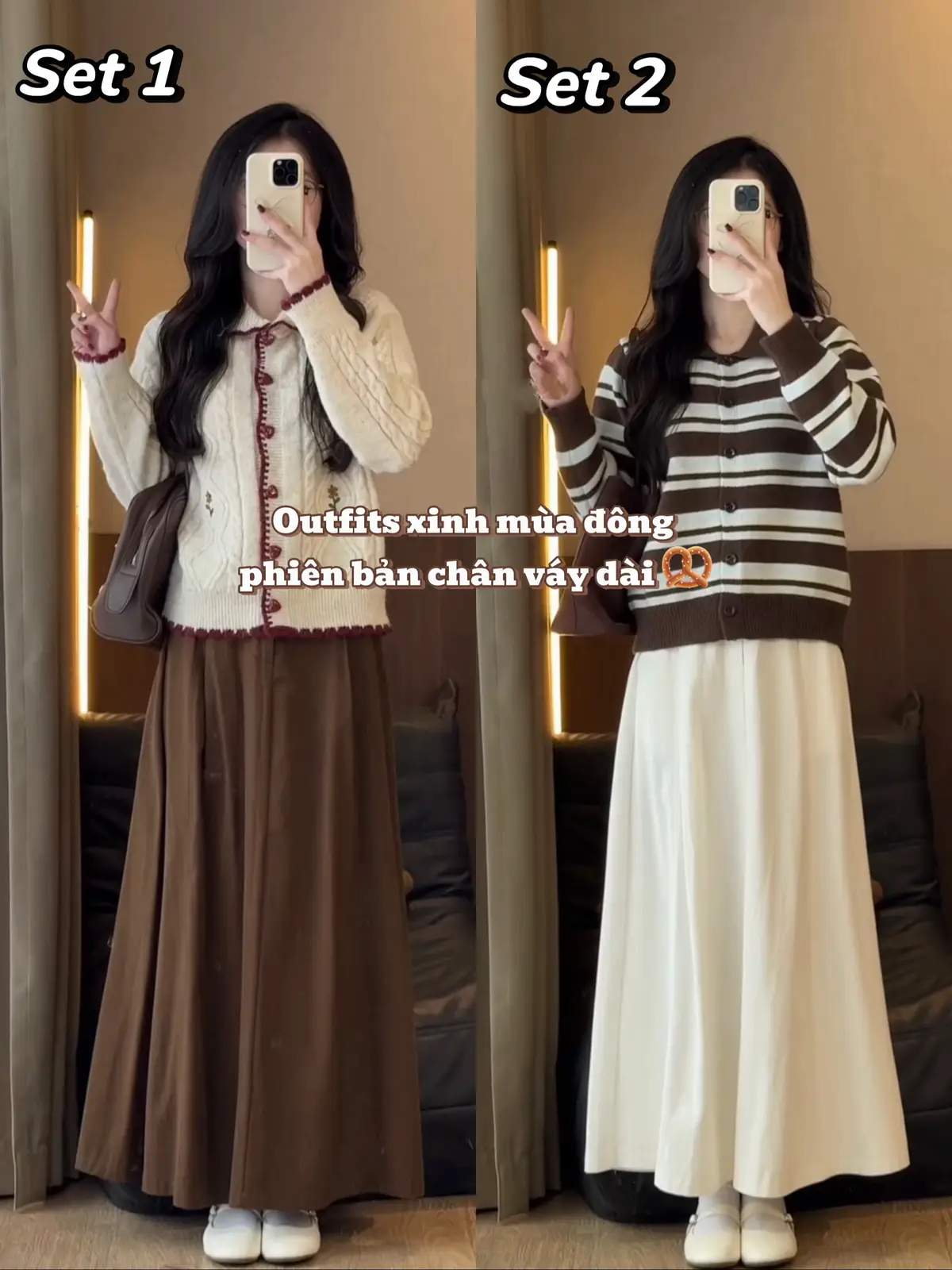 Gợi ý outfit xinh mùa đông cho nàng  #foryou #outfit #fyp #myoutfit #viral 