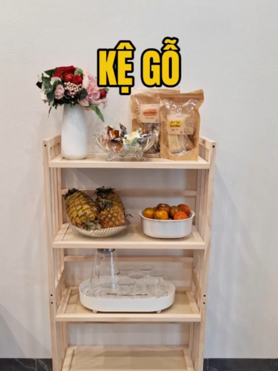 Kệ gỗ đẹp chắc chắn #kegoctuong #kego #kegodecor #thomtranreview 