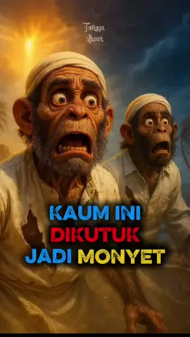 Kaum Ini Dikutuk Jadi Kera, Karena Mengakali Larangan allah. #dakwah_islam #dakwahtiktok #animasiislam #tiktokislam #azab 