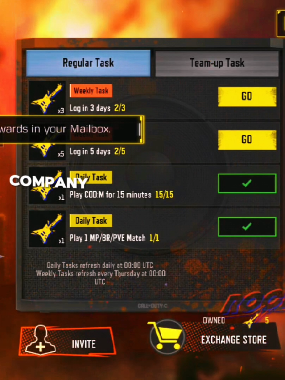 i got mine ♥️😍 kayo ? nakakuha naba ? pag di  todo grind for task #CapCut #fyp #foryou #foryoupage #codm 