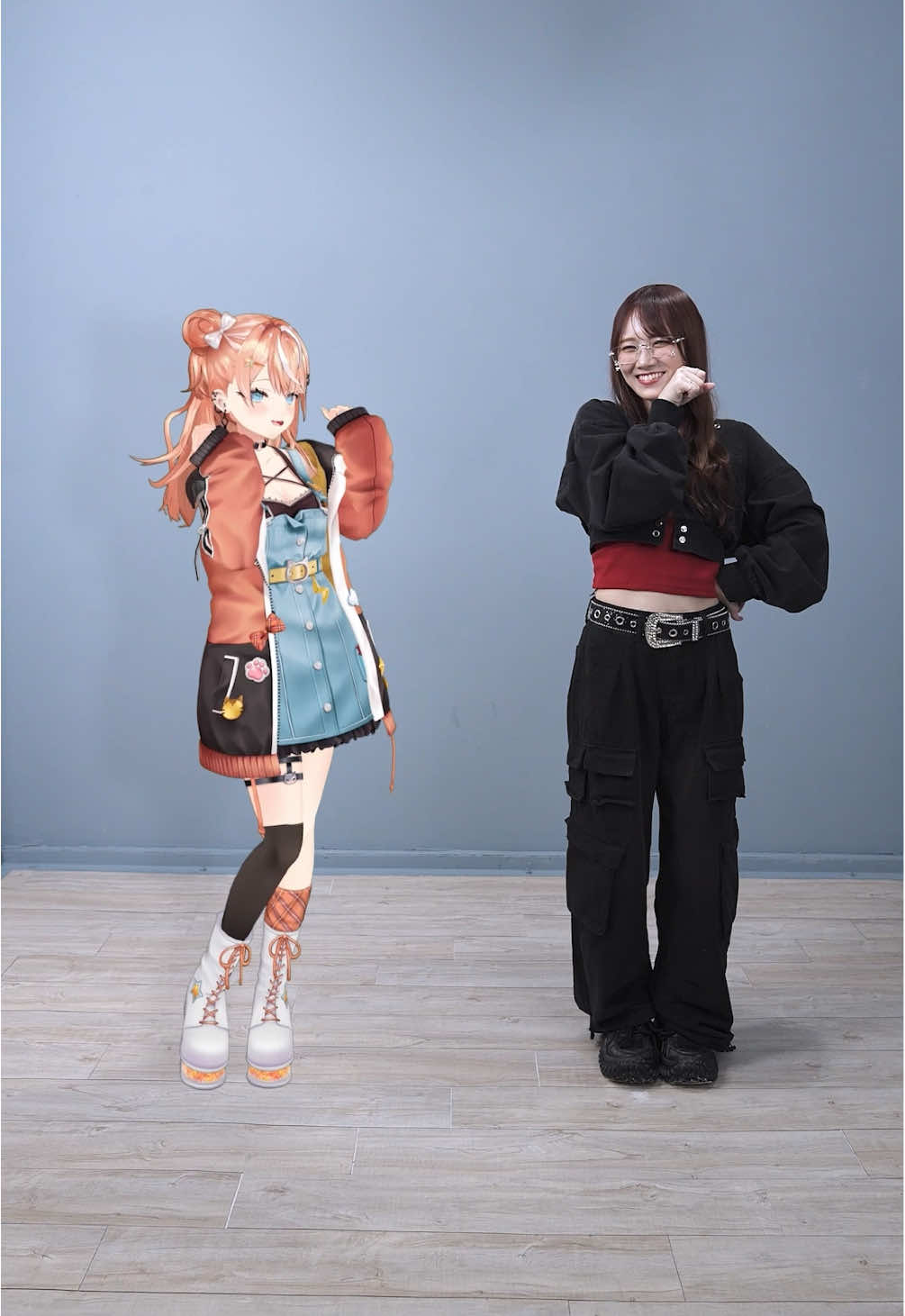 #Idios_1stLIVE にちょこっと出演させて頂きました✨ にじさんじの五十嵐梨花さんと一緒に「君と猫」踊ってみたよ🐈 #五十嵐梨花 #にじさんじ #田村真佑 #乃木坂46