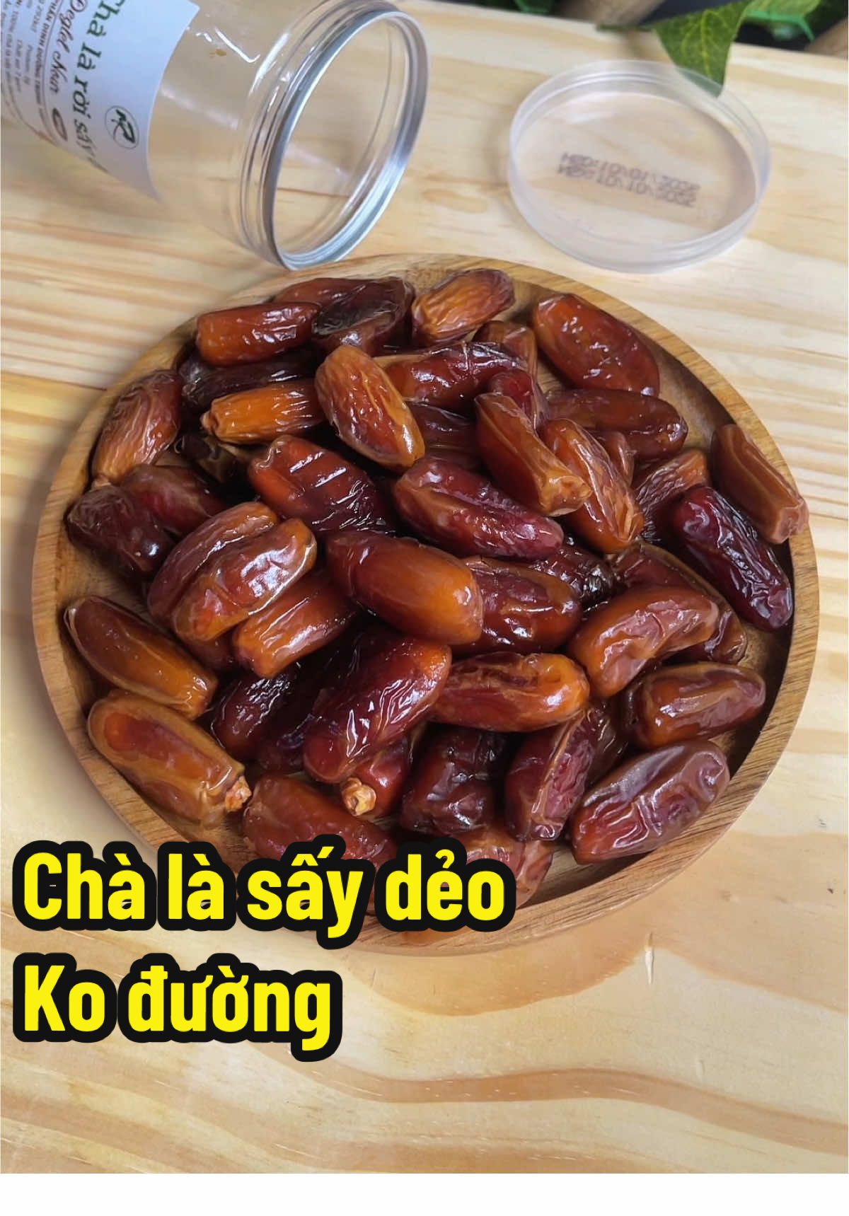 Chà là sấy dẻo không đường - dẻo mềm tươm mật ngọt tự nhiên  #tiktokfood  #anvat  #chalasaydeo  #chalasaydeokhongduong  #honghariviu 