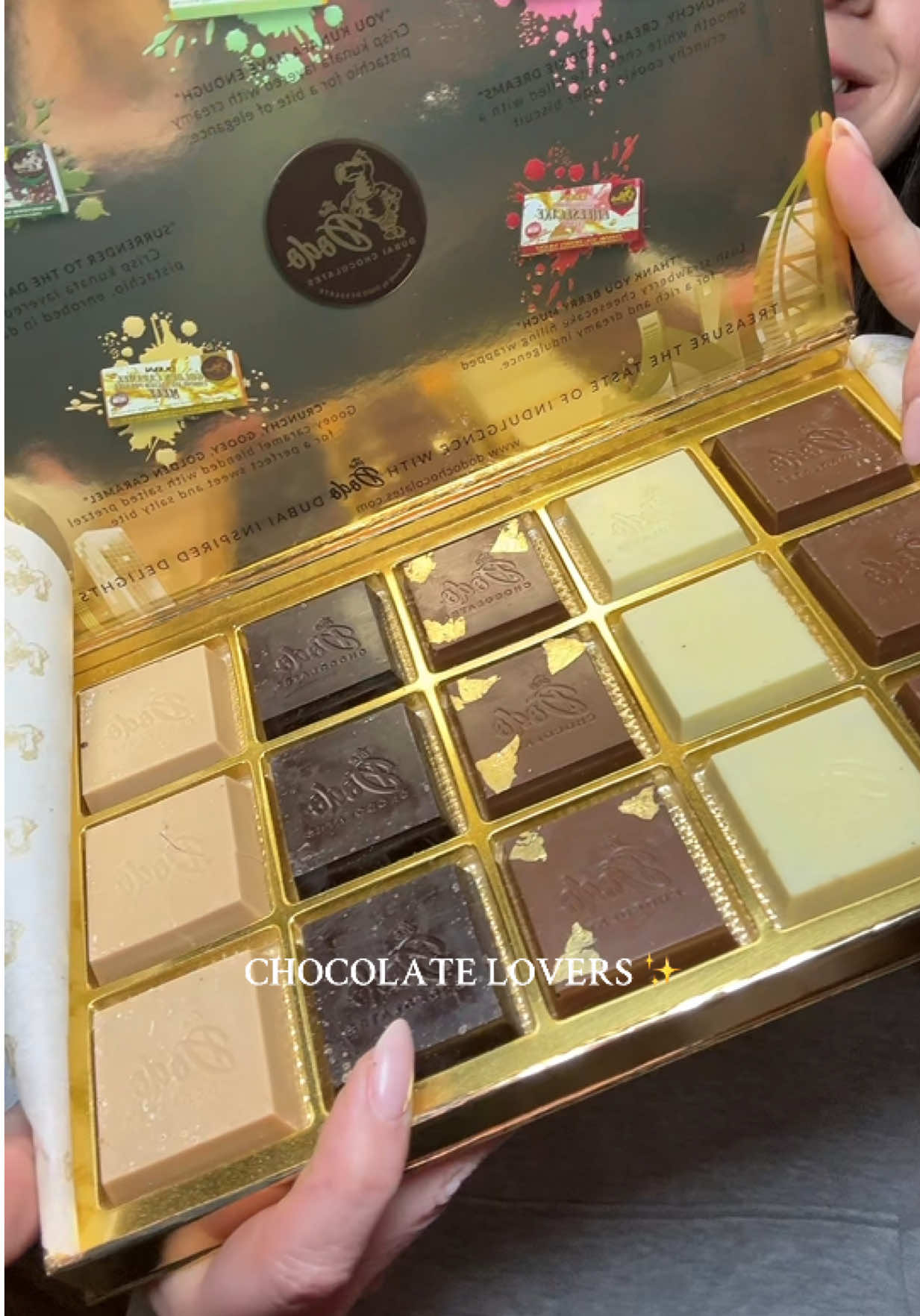 If you love the Dubai chocolate bar, you will love this gift box! #DubaiChocolate #Chocolate #tiktokshopblackfriday #tiktokshopcybermonday #giftsforher 