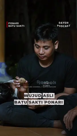 ini adalah wujud batu ponari yang sempet ditawar buat nutup lapindo bos 