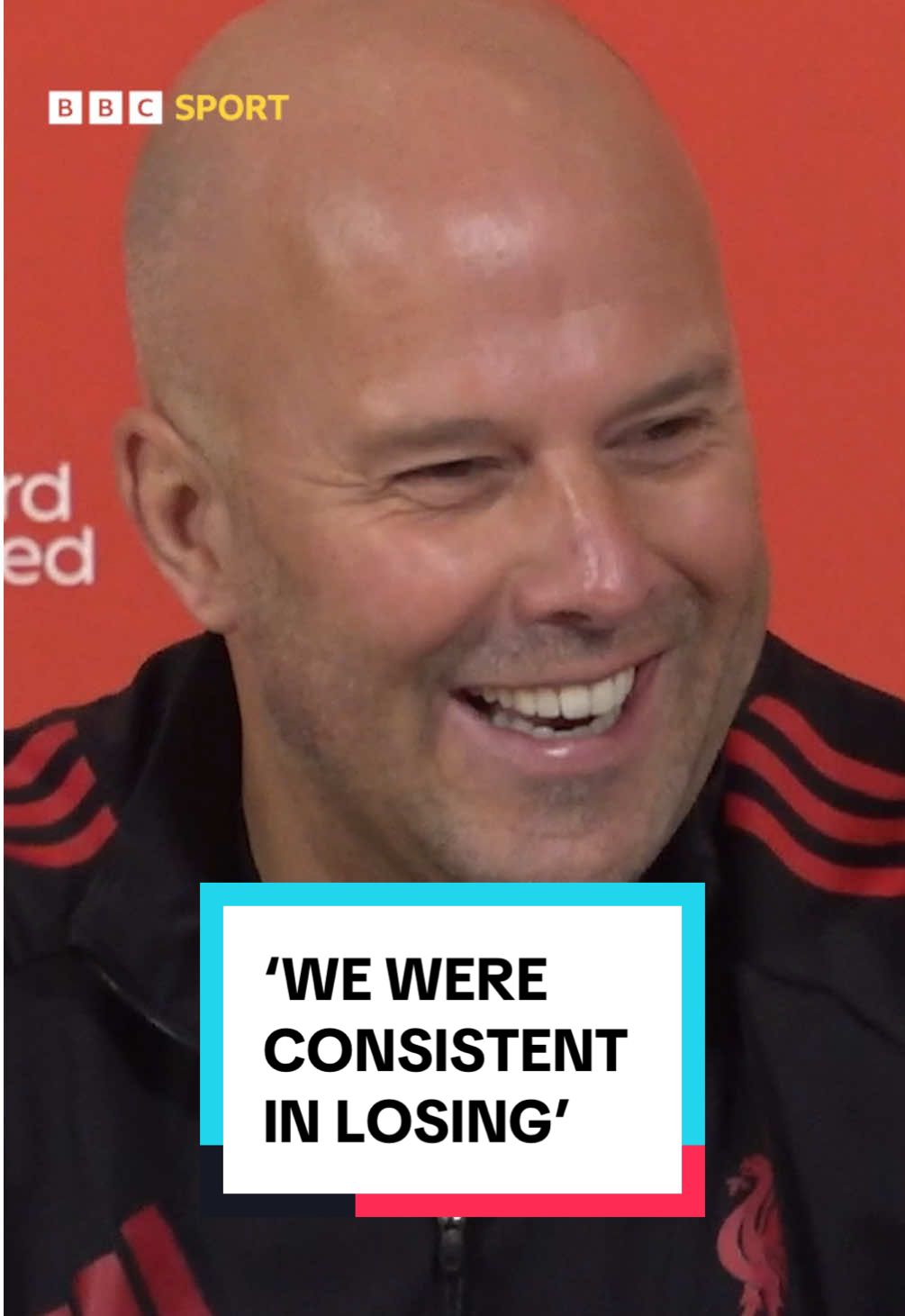 Arne Slot says Liverpool were consistent in a way 😅 #Liverpool #ArneSlot #PremierLeague 