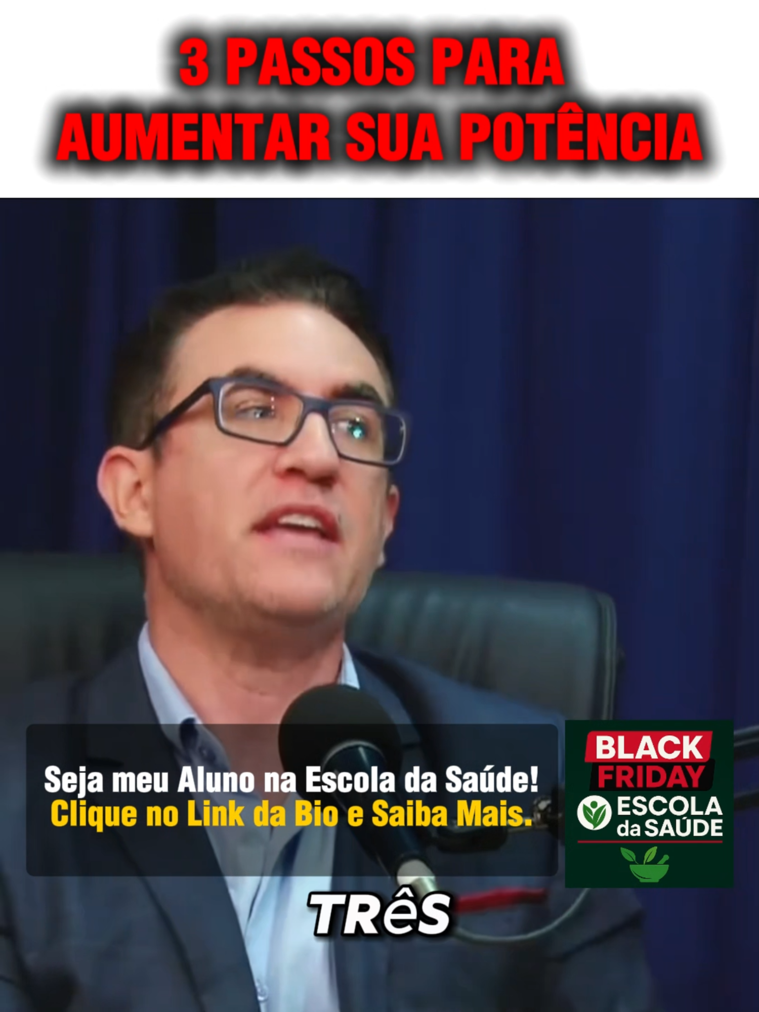 Atenção! A Black Friday da Escola da Saúde já começou! Durante todo o mês de novembro, você tem a chance única de entrar para a Escola da Saúde com condições especiais que não vão se repetir! Dentro da Escola da Saúde, você vai aprender a tratar e prevenir mais de 100 doenças de forma natural, sem depender de remédios químicos. Tudo é ensinado em vídeo-aulas gravadas, com explicações simples e passo a passo, para que qualquer pessoa consiga aplicar no dia a dia. Além disso, você terá: ✅ Acesso vitalício a todo o conteúdo ✅ Suporte humanizado para tirar dúvidas ✅ Grupo exclusivo de alunos no Facebook e WhatsApp ✅ Novas aulas toda semana com tratamentos naturais ✅ Materiais complementares e muito mais! Essa é a oportunidade perfeita para cuidar da sua saúde de forma natural e com acompanhamento. Garanta sua vaga agora mesmo! O link da Black Friday da Escola da Saúde está na Biografia do Perfil!