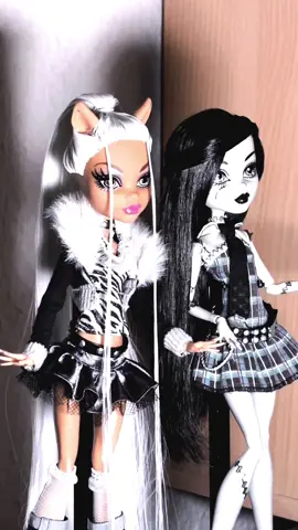 🖤#monsterhigh #clawdeenwolf #frankiestein #ooakdoll #reeldrama 