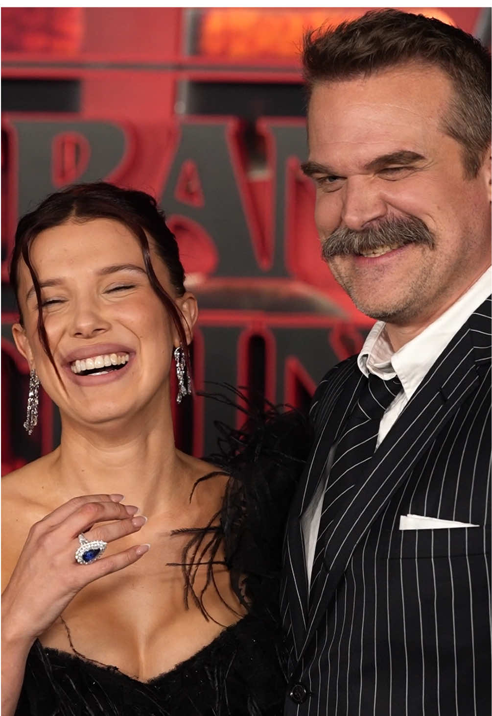 #milliebobbybrown #davidharbour #strangerthings   #onregardequoi #filmtok 