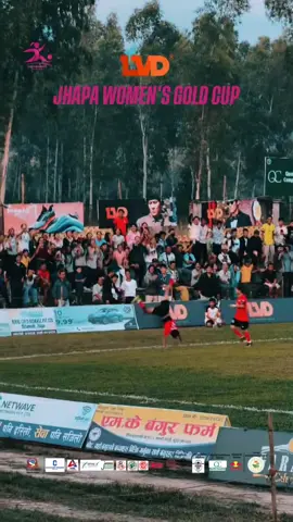 Another confident performance from Nepal Police Club, with Rekha Poudel finding the net. 👏! #lvdjhapawomensgoldcup2082 #womensfootball #fanmoment #rekhapoudel #score 