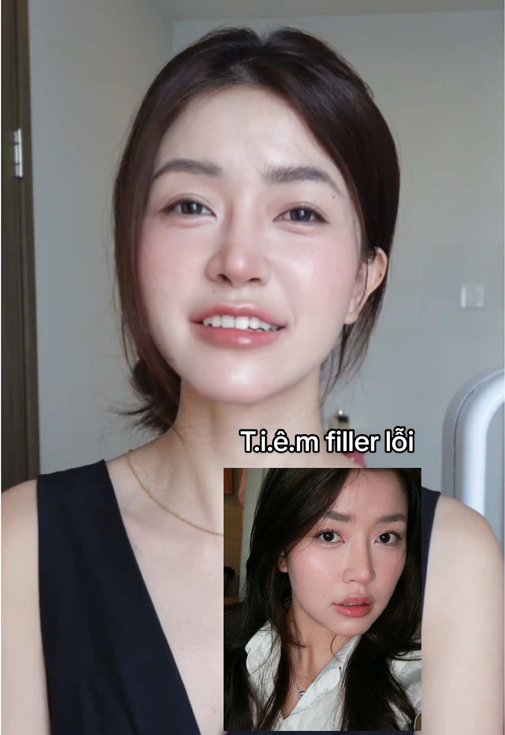 Quá trình chưa t.i.ê.m filler lỗi 😢 Mí người đẹp nhớ tham khảo kĩ trước khi đi cân chỉnh mặt nhen #pttm #tiemfiller #fyp #gocchiase #xh 