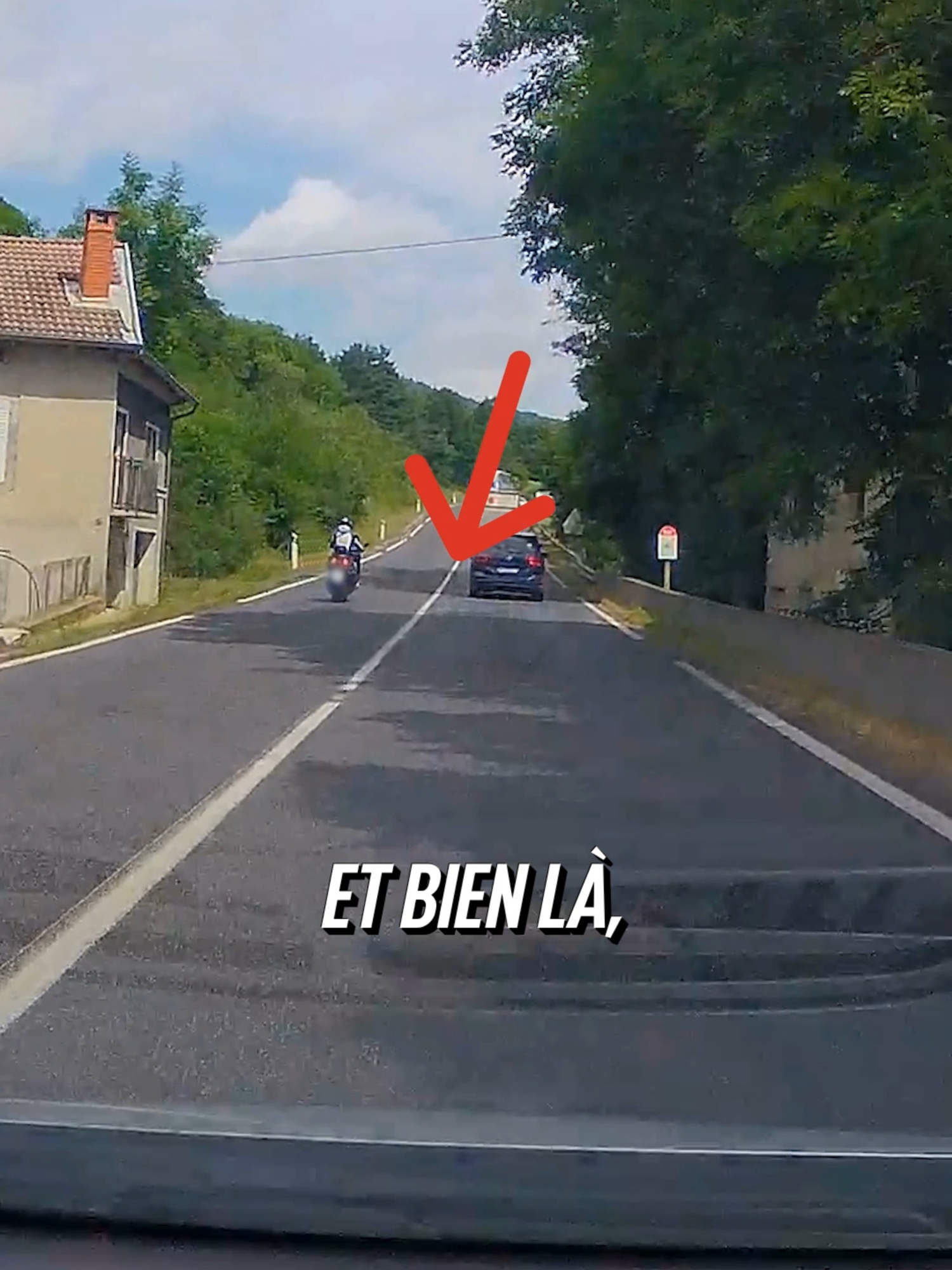 Juste avant le camion 😱