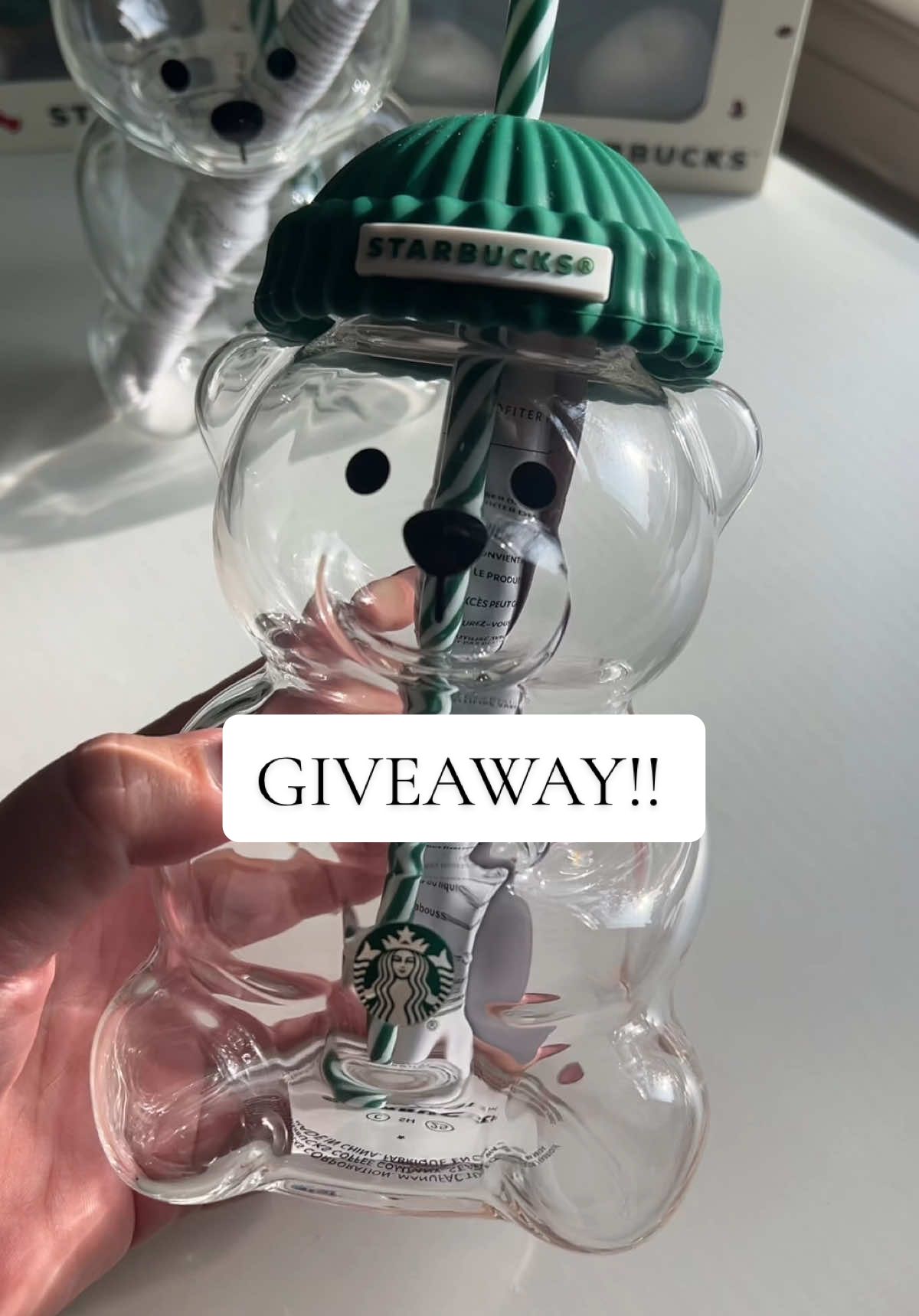 Our holiday giveaway will be the limited edition bearista teddy cup and/or the Hello Kitty plush 🥰 stay tuned for the giveaway rules! #bearista #bear #starbucks #giveaway #holiday 