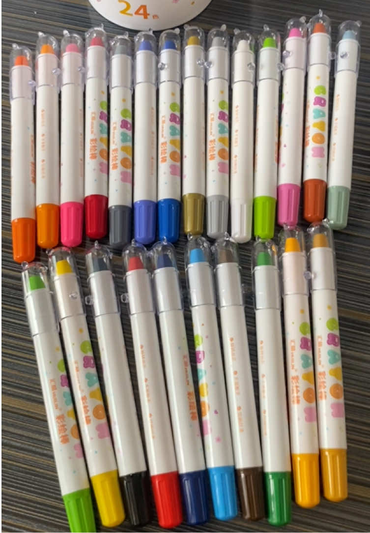 Siguradong matutuwa mga kids dito 🥰  #washablecrayons #watersolublecrayon #crayon #crayonforkids 