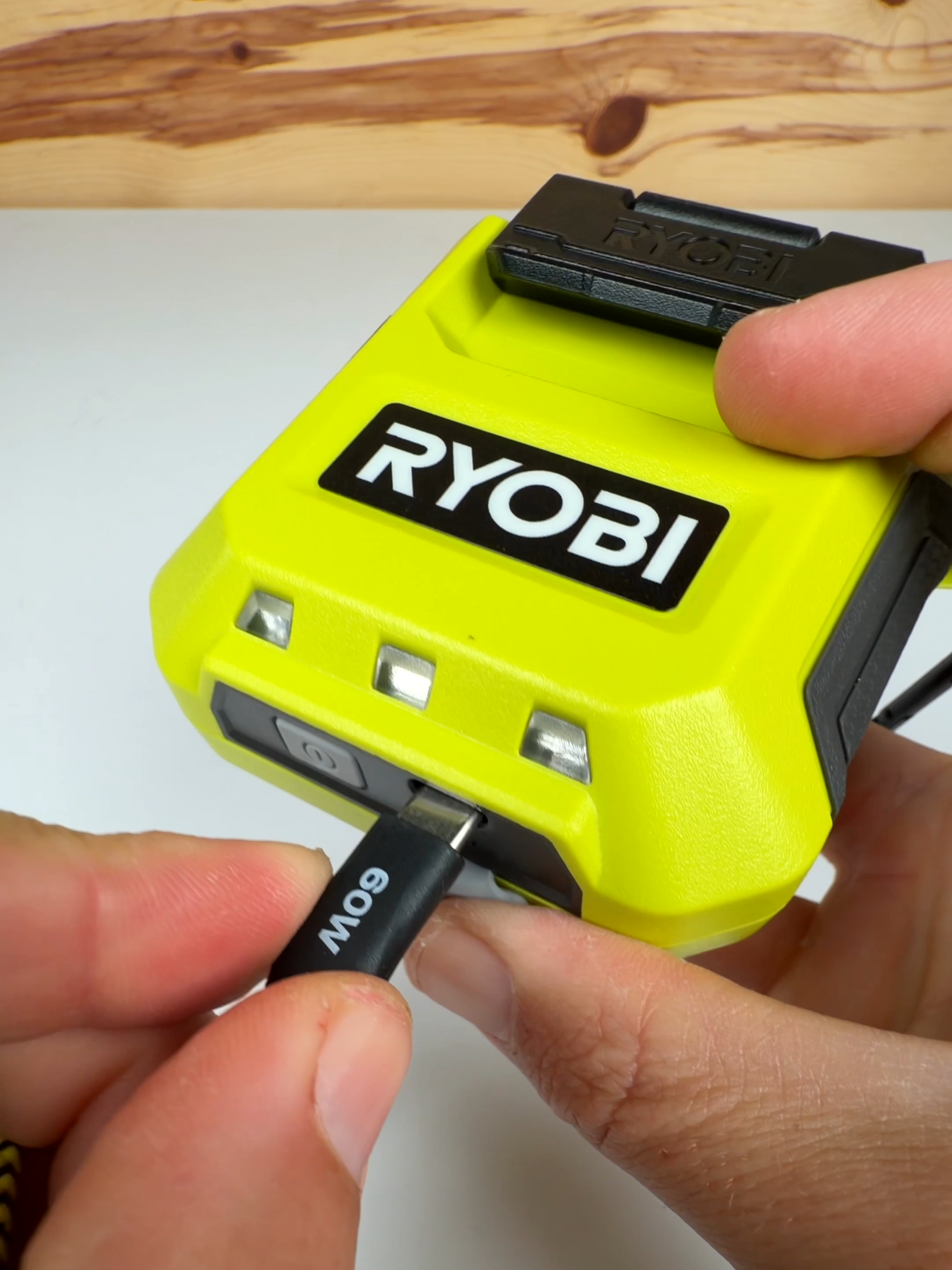 New RYOBI USB 3-Port Power Hub ⚡️ @ryobitoolsusa