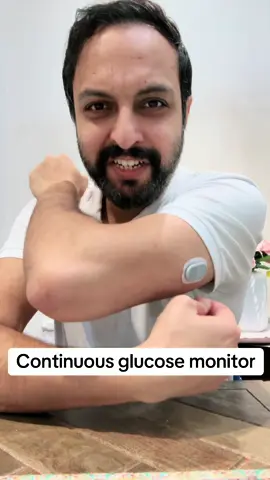 Changing continuous glucose monitor #bloodsugars #cgm #health #dryasirihsan #fyp 