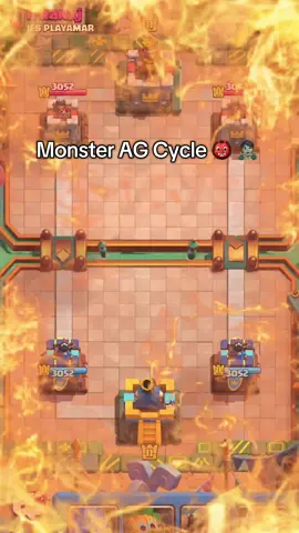 Monster AG Cycle 👹 🧟 #cr #clashroyale #supercell #clashroyaledaily #deutschememes 