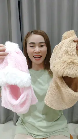 หมวกผ้าพันคอกันลมกันกนาว#หมวกกันลม #หมวกผ้าพันคอ #หมวกกันหนาว #แอ๋มมี่🌹🌹 