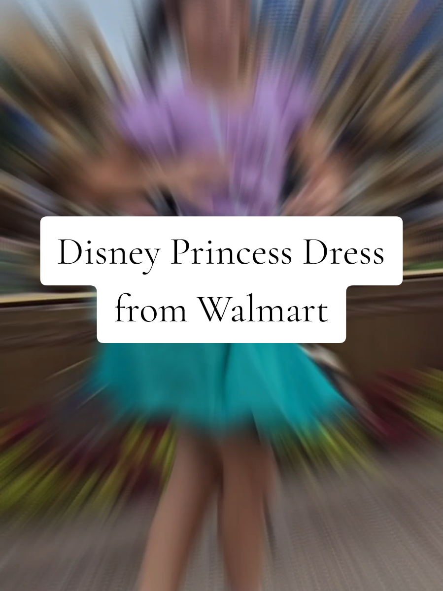 She wore it!! 😍 These cotton Disney  princess dresses from Walmart are perfect for a long day at the parks!  #disneyprincess #disneystyle #walmartfinds 