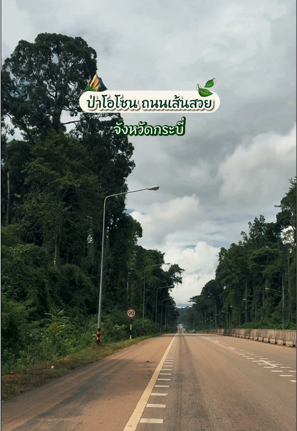ป่าโิอโซน⛰️🍃#ป่าโอโซนกระบี่ #ถนนสวย #ธรรมชาติ #การเดินทาง 