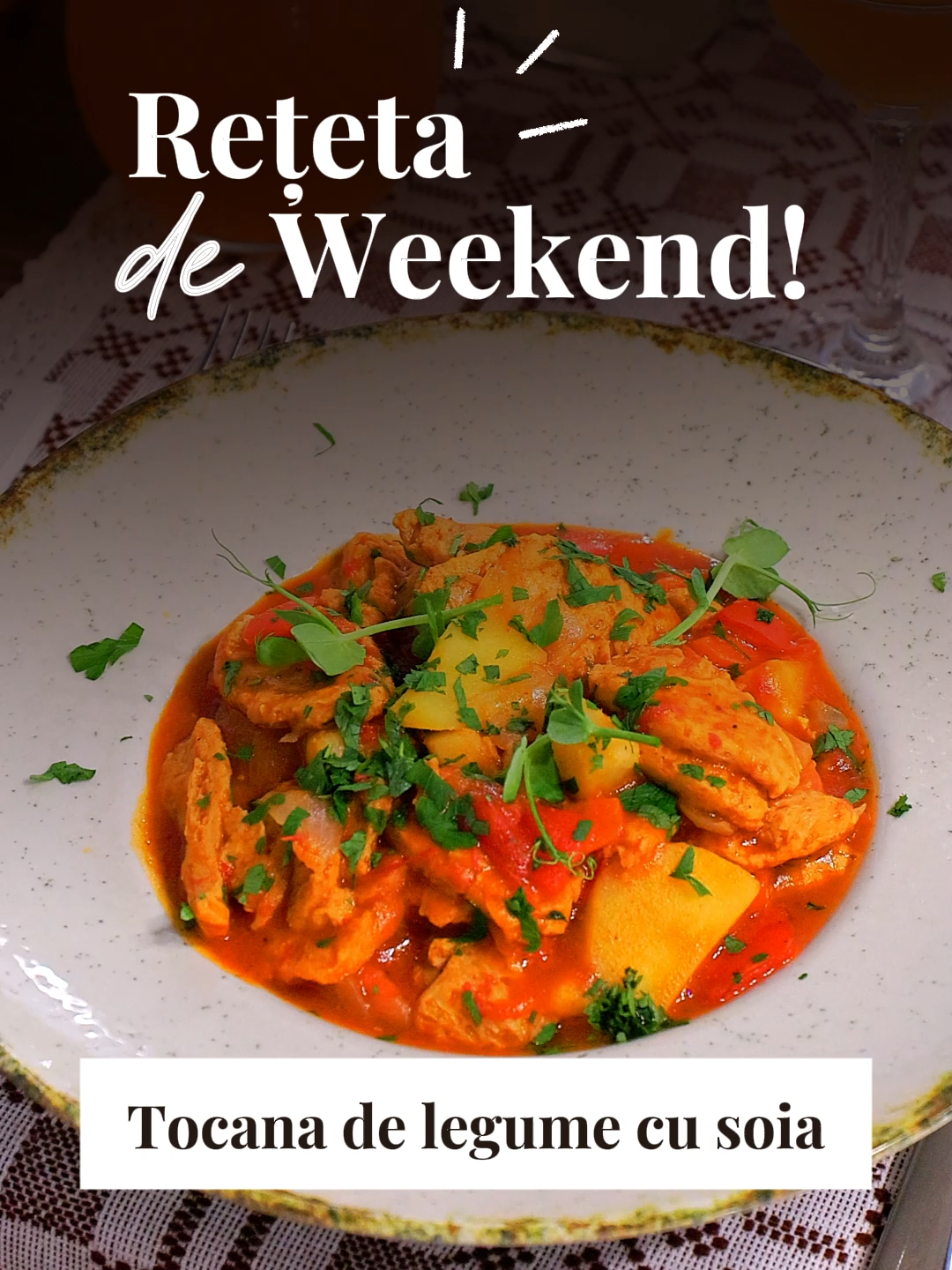 Propunerea noastră: Tocana de legume cu soia! Fie că ești în post, fie că vrei o alternativă fără carne, avem ceva delicios pentru tine. Chiar dacă ne pricepem la carne, știm să facem și preparate vegetariene care să-ți facă poftă!  Și cum v-am obișnuit… dacă n-ai chef să gătești, hai la Sergiana Centrul Vechi!  #fyp #restaurant #sergiana #brasov #reteta