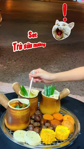Năm nay có thêm trà sữa vị khoai môn tươi và bánh cốm dừa rất chi ngon nhá , 145 🐟 nhưng mà ê hề đồ lun #chachacake #tiembanhviahe #trasuanuong 
