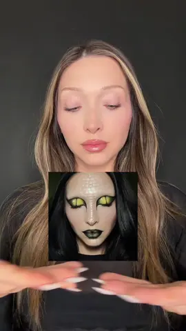 Reptile 🐍 Ib: @raquel  #makeuptransformation #reptile #snake #snakemakeup #makeuptok 