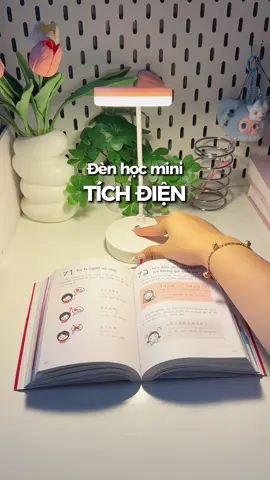 Đèn bàn học mini tích điện nhỏ gọn, tiện lợi #denhoc #denbanhoc #dentichdien #denhoctichdien #denmini 