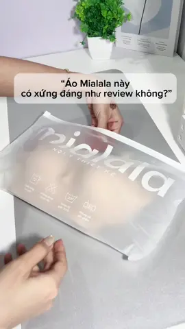 Review nhanh áo lót Mialala – giấu mặt cho đỡ ngại 😅 Vải mềm, nhẹ – mặc áo thun không lộ viền luôn #mialala #aolotnữ    #Chammemmacem #Mialala #aonguc