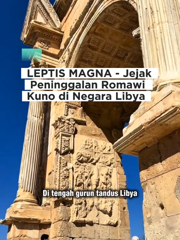 LEPTIS MAGNA - Jejak Peninggalan Romawi Kuno di Negara Libya Pernah dengar tentang Leptis Magna? Kota megah dari masa Romawi yang kini terkubur pasir gurun Libya. Dulunya pusat perdagangan dan kemegahan kekaisaran, kini hanya reruntuhan yang menyimpan misteri kejayaan masa lalu. Apakah kamu percaya... gurun ini pernah jadi kota paling maju di Afrika Utara? #LeptisMagna #SejarahDunia #KotaTersembunyi #PeradabanKuno #TempatBersejarah #Libya #MisteriSejarah #RomawiKuno #SejarahDuniaKuno #ShortsSejarah #warisandunia