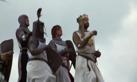 Монті Пайтон і Священний Грааль 🏆 Французи. ⠀•⠀А ще наш клич: #Бити_людей_законно_в_Житомирі ⠀•⠀Бо ми: #Житомирські_лицарі