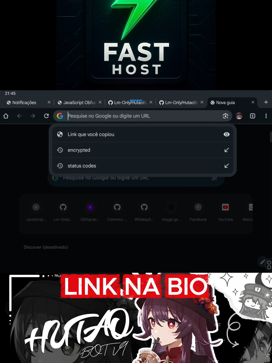 Parceria de Milhões VENHA CONHECER NOSSAS HOSTINGS E BOTS !!! #FASTHOST #HUTAOBOT-MD #HOST #HOSTING