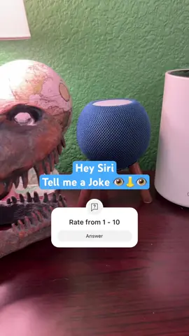 Hey Siri, Tell me a Joke 👁️👃👁️