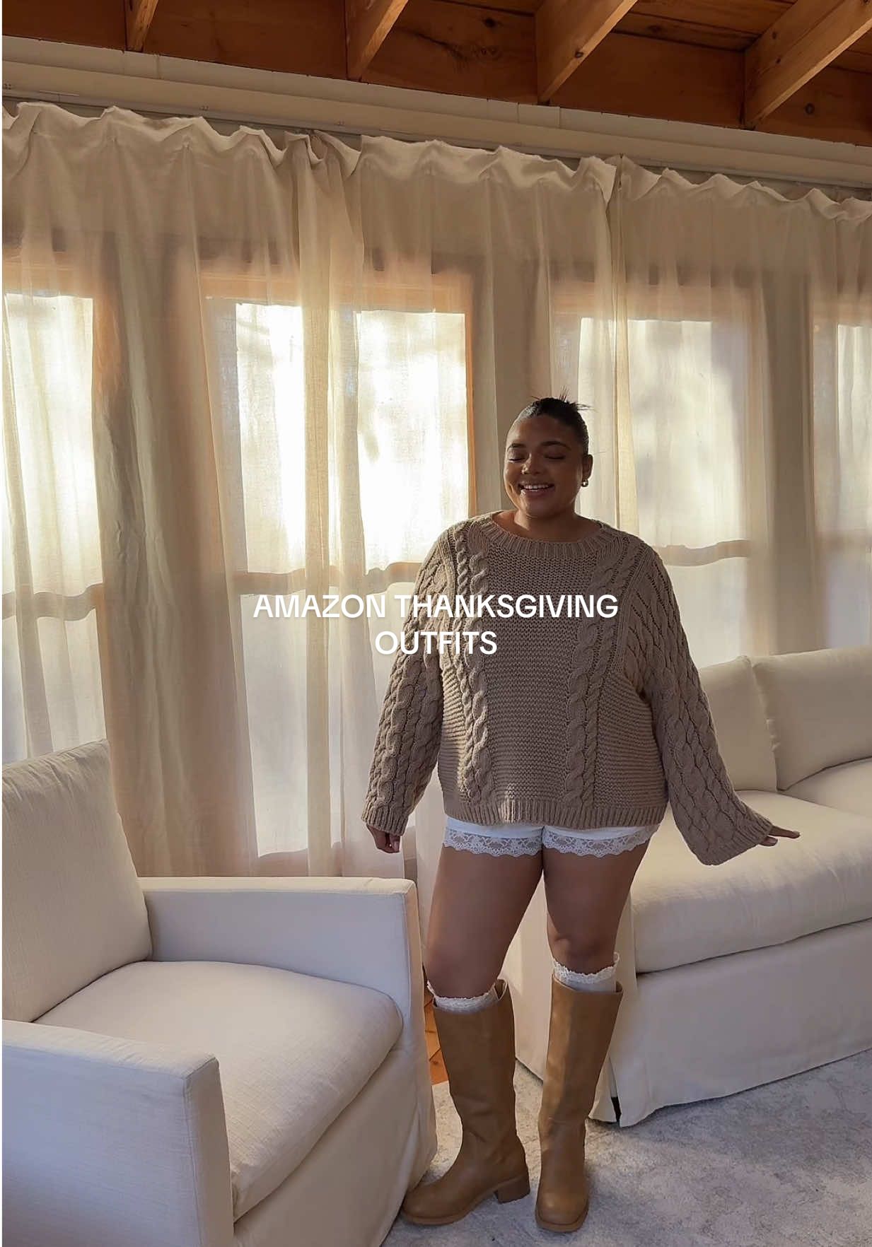 3 easy peasy lemon squeezy outfits for Thanksgiving or just Fall in general 🤎 #amazonfallfinds #amazonthanksgivingoutfit #thanksgivingoutfit #thanksgivingoutfitideas #creatorsearchinsights  