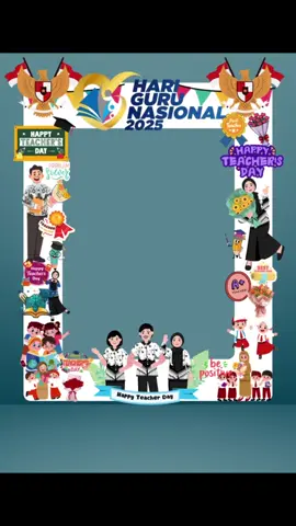 📸✨ Hari Guru makin seru bareng template photobooth kekinian ini! Biar foto bareng guru & teman makin estetik dan memorable 😍 🎉 Cocok buat: acara sekolah, perayaan Hari Guru, atau sekadar nostalgia bareng guru tercinta! 🌟 Yuk, tag guru & temanmu biar nggak ketinggalan vibes #hariguru #photobooth #templatehariguru #fypシ゚ #viral 