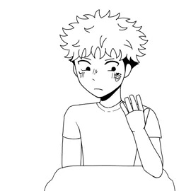 Yuji trying to sleep but Sukuna thinks he's funny 😔🤞💔 #foryou #fyp #yuji #sukuna #jujutsukaisen 