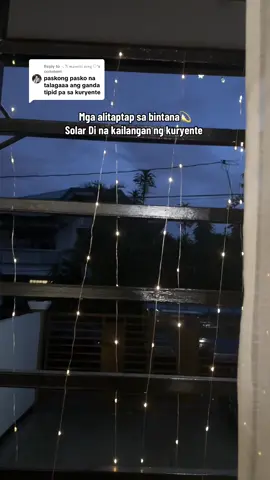 Replying to @⋆. 𐙚 𝓂𝒶𝓂𝒾𝒾𝒾 𝓉𝑒𝓃𝑔 ♡ parang mga alitaptap na dumadapo tuwing gabi ,solar na safe pa#solarlights #solarlight #solarlightoutdoor #solarlightsoftiktok #fairylights 