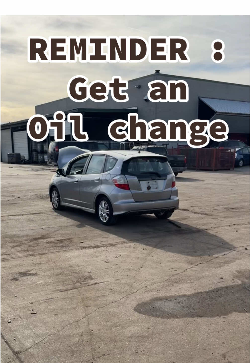 This Poor Honda Fit Was Begging for an Oil Change #honda #carmaintenance #autorepair #junkyard #autopartscity 