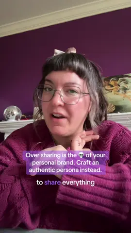 Share selectively and in a curated way while staying consistent + authentic in your brand. #brandstrategy #marketingtips 