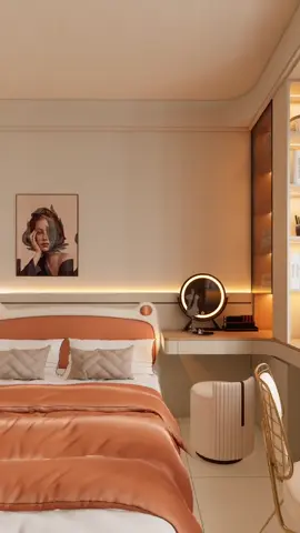 Gen Z phòng ngủ đẹp #phongngudep #thietkethicongnhadep #fresh_design 