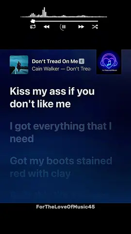 #donttreadonme #songs #lyric #tiktokmusic 