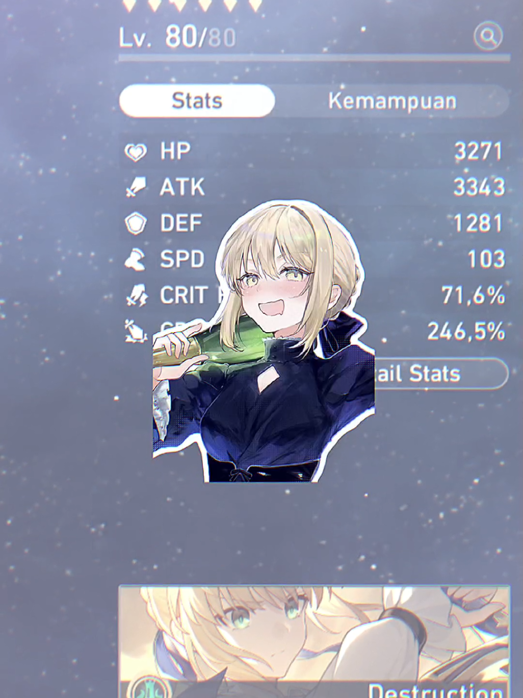 bini harus dibuild sempurna😹 #CapCut #hsr #HonkaiStarRail #jj #saber 