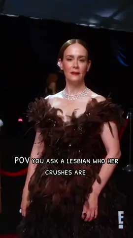POV you ask a lesbian who her crushes are #sarahpaulson #kathrynhahn #cateblanchett #ninahoss #merylstreep 